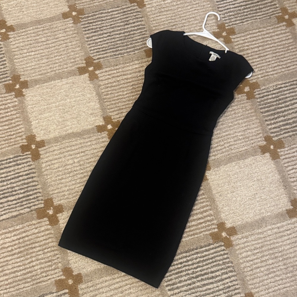 Bar III Classic Black Midi Dress